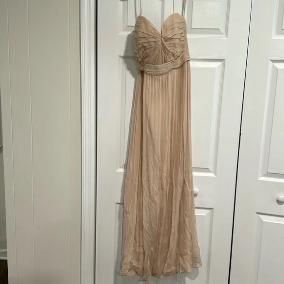 Amsale | Dresses | Amsale Strapless Dress Fawn Color | Poshmark Amsale | Dresses | Amsale Strapless Dress Fawn Color | Poshmark